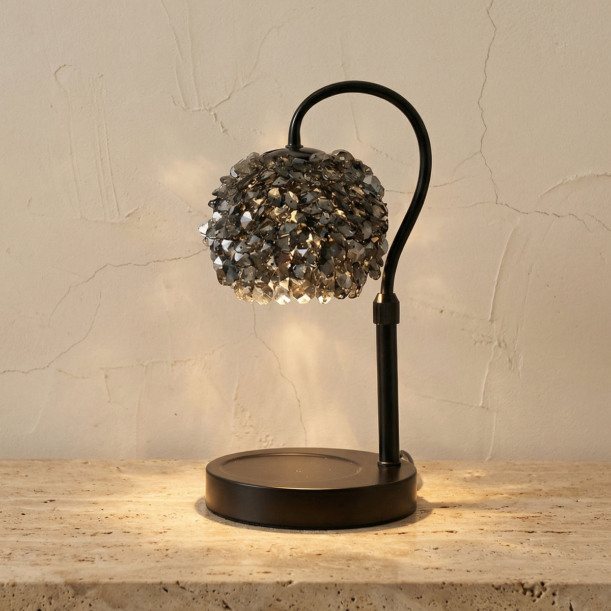 Crystal Art Deco Candle Warmer Lamp-Home Decor > Decorative Accessories-casanuva-casanuva