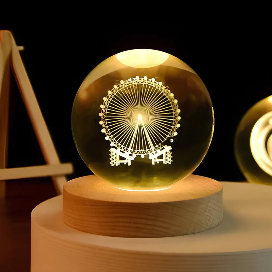 Crystal Ball with Luminous Glow-Lighting > Ambient Lighting-casanuva-Ferris Wheel-casanuva