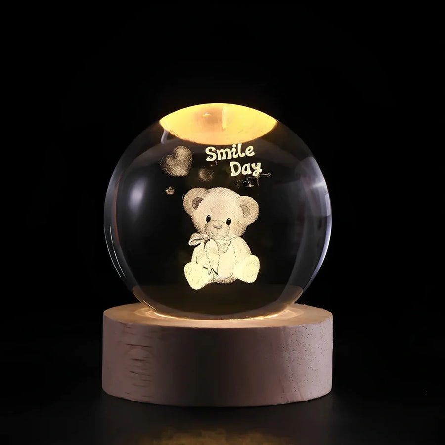 Crystal Ball with Luminous Glow-Lighting > Ambient Lighting-casanuva-Teddy Bear-casanuva