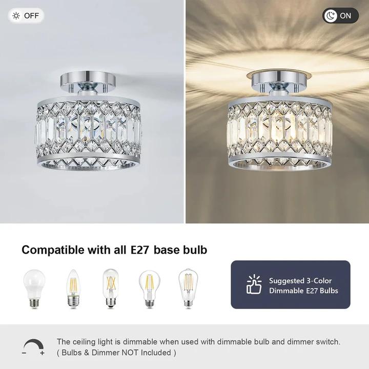 Crystal Ceiling Light Shade Contemporary Design-Lighting > Ceiling Lights-casanuva-casanuva