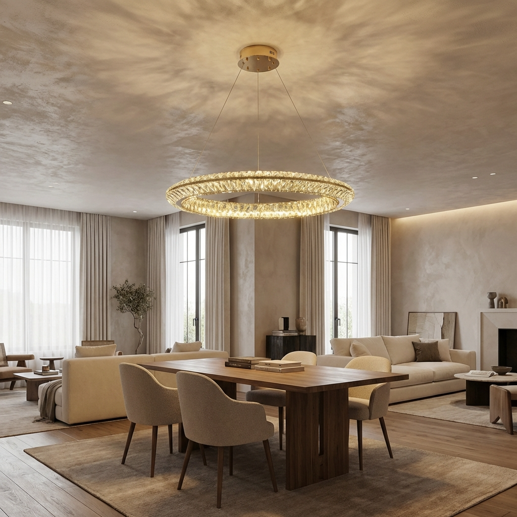 Crystal Chandelier Luxury Villa Design-Lighting > Chandeliers & Pendant Lights-casanuva-casanuva