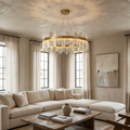 Crystal Chandelier Nordic Style Circular Design-Lighting > Chandeliers & Pendant Lights-casanuva-casanuva