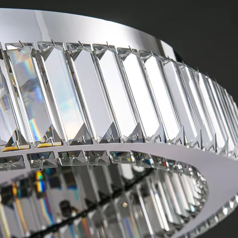 Crystal Circle LED Chandelier-Lighting > Chandeliers & Pendant Lights-casanuva-casanuva