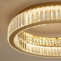 Crystal Circle LED Chandelier-Lighting > Chandeliers & Pendant Lights-casanuva-casanuva