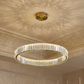 Crystal Circular Hanging Chandelier-Lighting > Chandeliers & Pendant Lights-casanuva-casanuva