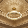 Crystal Circular Hanging Chandelier-Lighting > Chandeliers & Pendant Lights-casanuva-casanuva
