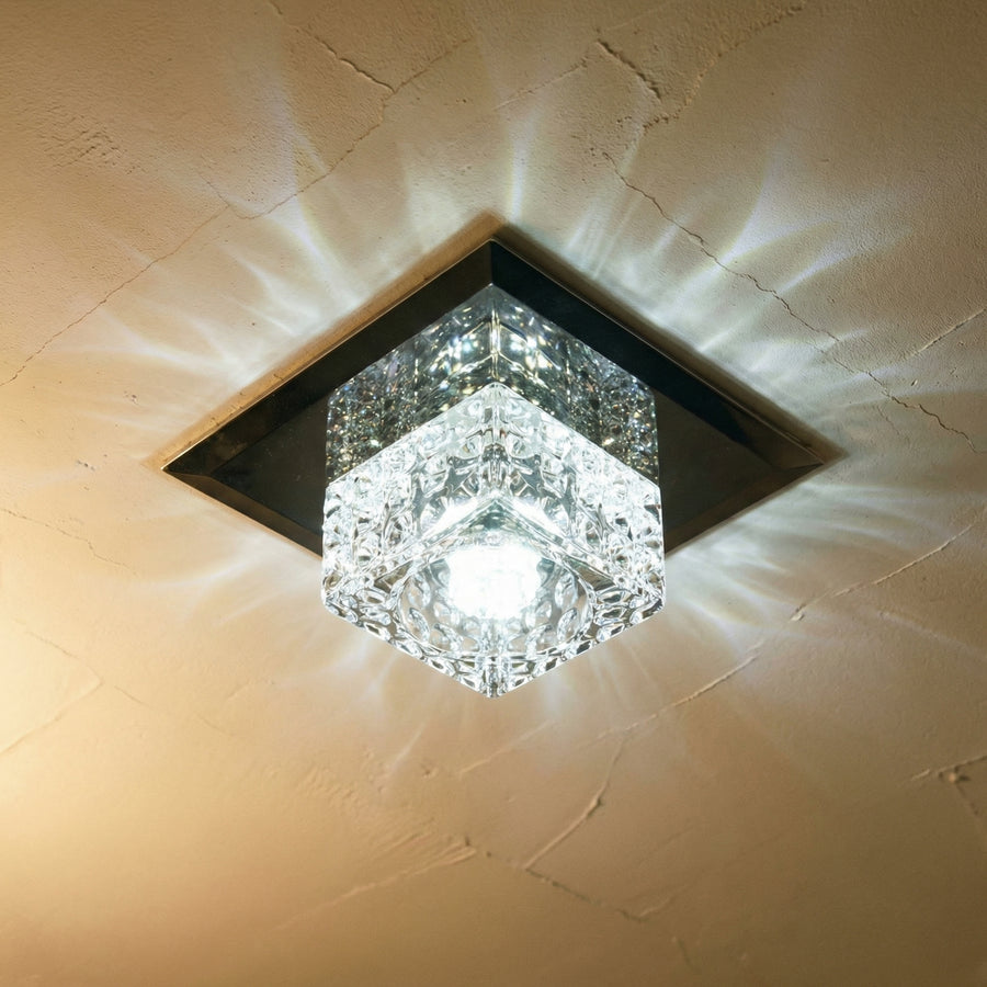 Crystal LED Ceiling Light Square Shape for Hallway-Lighting > Ceiling Lights-casanuva-casanuva