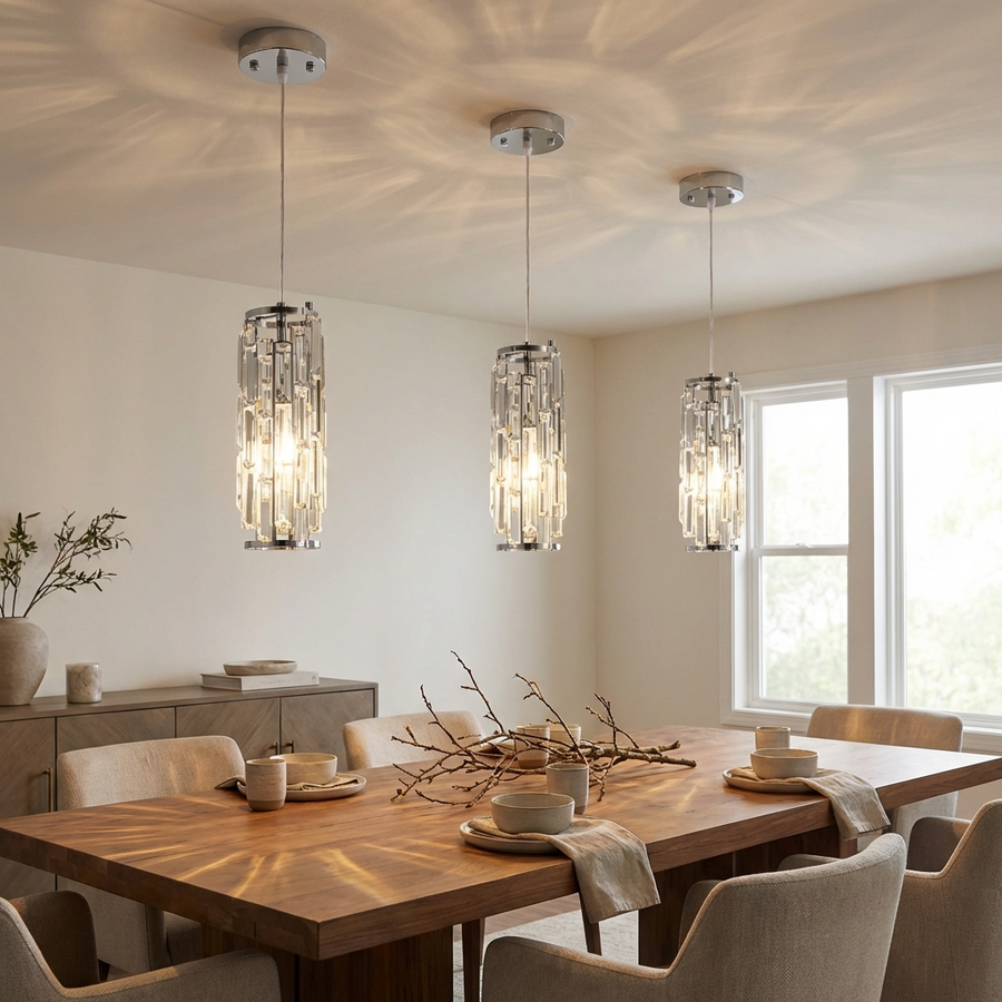 Crystal Pendant Light Modern Design-Lighting > Chandeliers & Pendant Lights-casanuva-casanuva