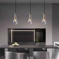 Crystal Raindrop Copper Pendant Light-Lighting > Chandeliers & Pendant Lights-casanuva-casanuva