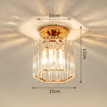 Crystal Semi Flush Ceiling Light for Hallway-Lighting > Ceiling Lights-casanuva-casanuva