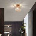 Crystal Semi Flush Ceiling Light for Hallway-Lighting > Ceiling Lights-casanuva-casanuva