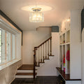 Crystal Semi Flush Mount Ceiling Light for Living Room-Lighting > Ceiling Lights-casanuva-casanuva