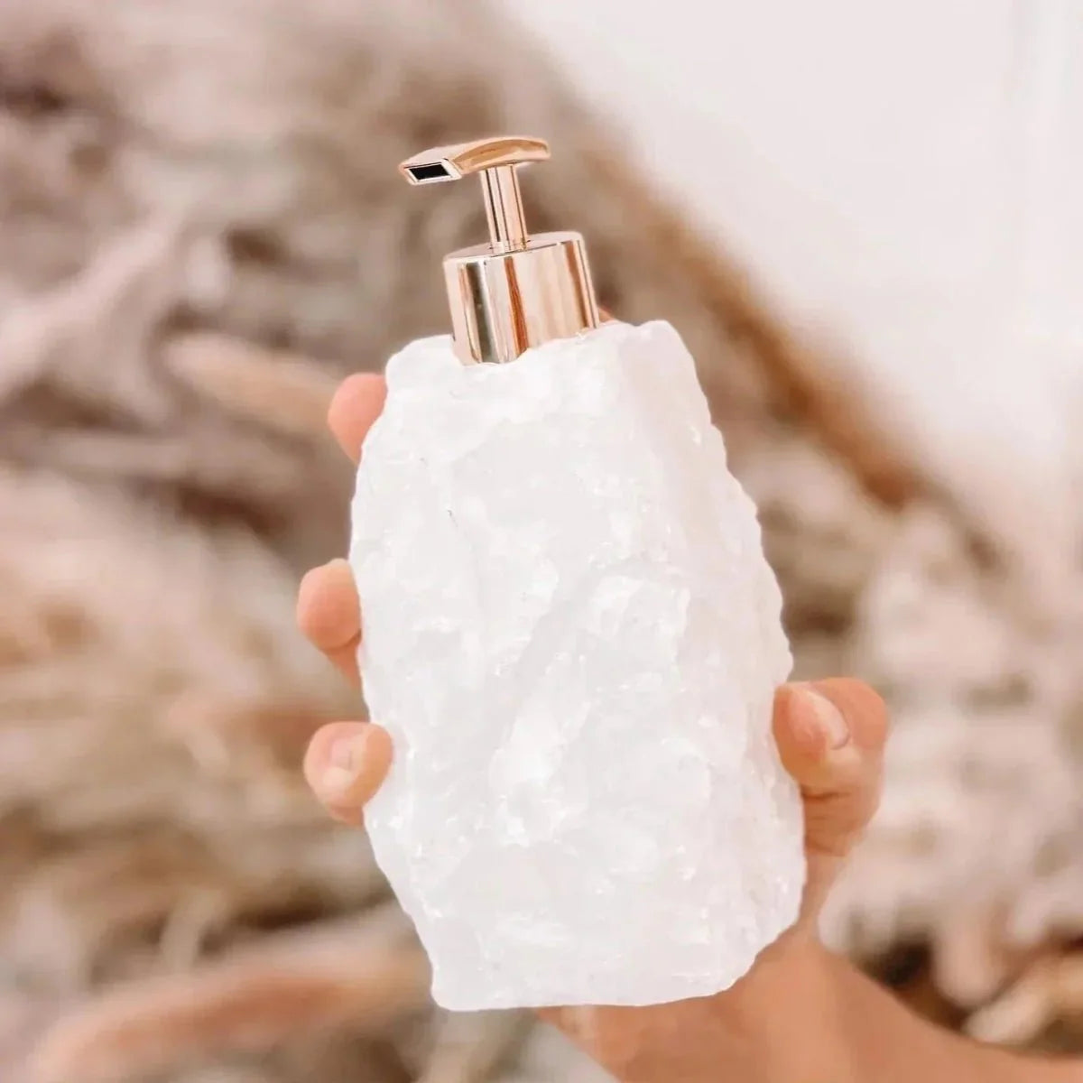 Crystal Soap Dispenser Elegant Bath Accessory-Bedding & Bath > Bathroom Accessories-casanuva-White Quartz-casanuva
