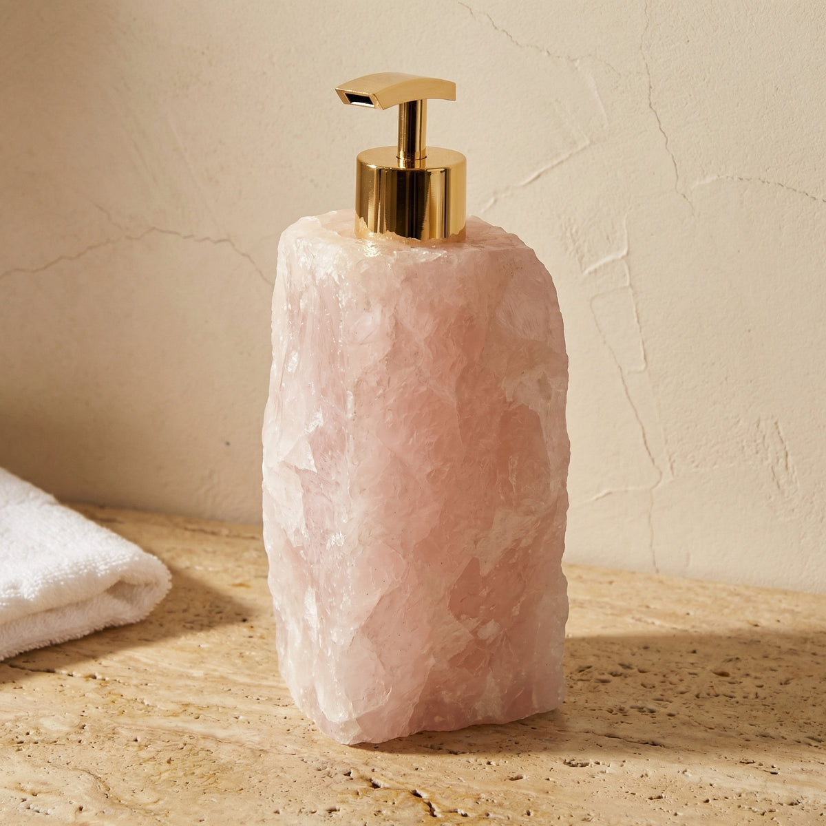 Crystal Soap Dispenser Elegant Bath Accessory-Bedding & Bath > Bathroom Accessories-casanuva-casanuva