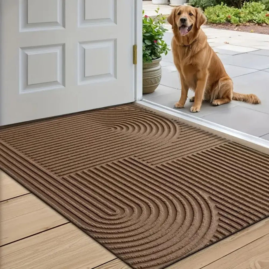 Curved Thread Line Indoor Door Mat-Rugs & Mats > Door Mats-casanuva-casanuva