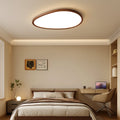 Dark Wooden Ceiling Lamp Ultra Thin Design-Lighting > Pendant Lights-casanuva-39x31cm-casanuva