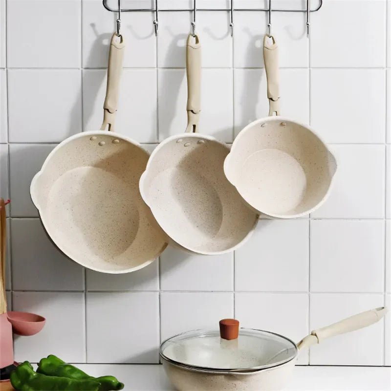 Deep Non-Stick Wok with Maifan Stone Coating and Aluminum Alloy for All Stoves-Kitchen & Dining > Cookware-casanuva-casanuva