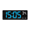 Digital Alarm Clock with Voice Control and Dual Alarm Function-Home Decor > Clocks-casanuva-Blue-casanuva