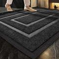 Dirt Trapper Entry Mat Washable Indoor Outdoor Doormat-Rugs & Mats > Door Mats-casanuva-Black-18"x29.5"-casanuva