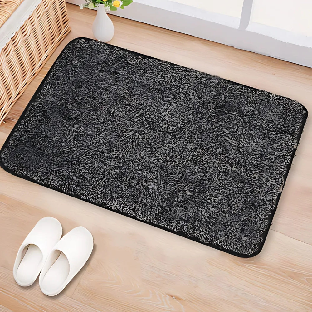 Dirt Trapper Mat Washable Indoor Outdoor Entry Rug-Rugs & Mats > Door Mats-casanuva-Gray-16"x24"-casanuva