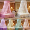 Dome Mosquito Net with Glowing Butterfly Decoration-Bedding & Bath > Bedding Sets-casanuva-casanuva