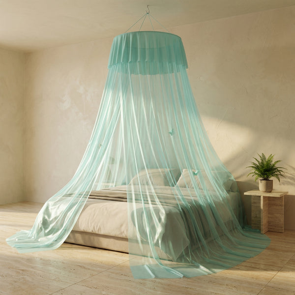 Dome Mosquito Net with Glowing Butterfly Decoration-Bedding & Bath > Bedding Sets-casanuva-casanuva