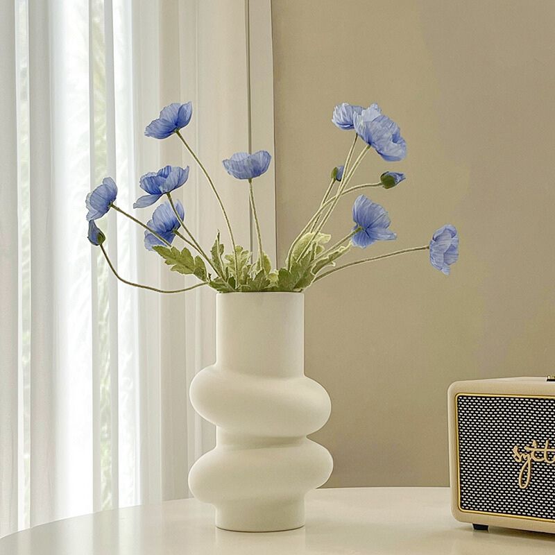 Donut Vase Flower Arrangement Set-Home Decor > Vases-casanuva-casanuva