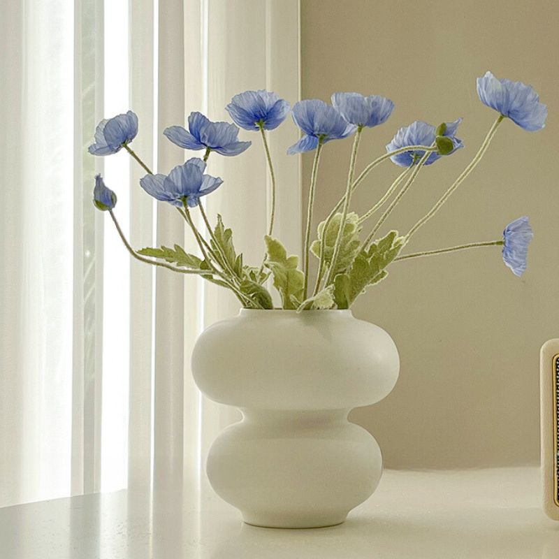 Donut Vase Flower Arrangement Set-Home Decor > Vases-casanuva-casanuva