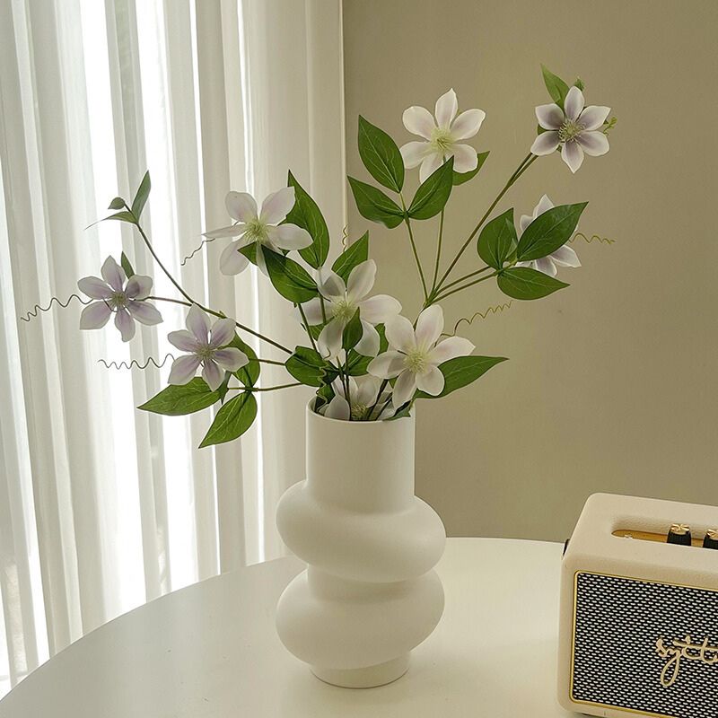 Donut Vase Flower Arrangement Set-Home Decor > Vases-casanuva-casanuva