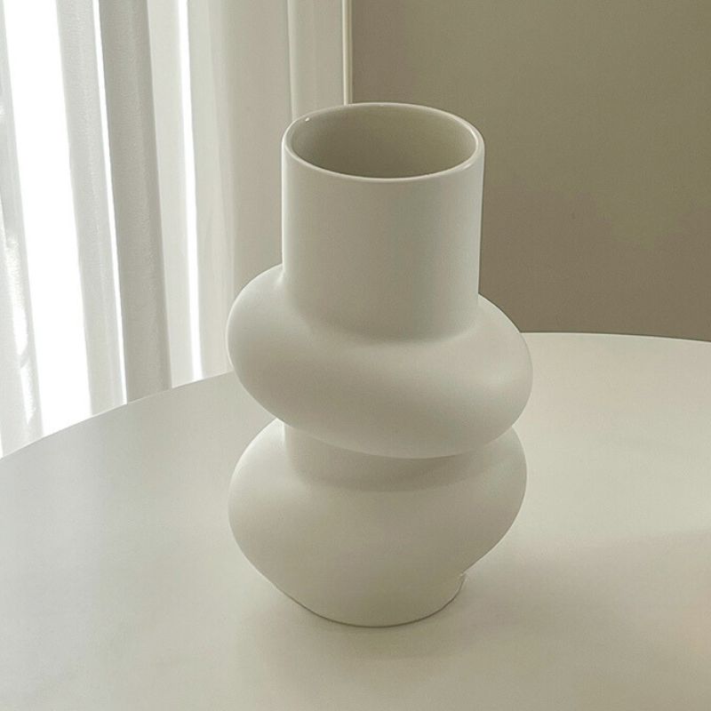 Donut Vase Flower Arrangement Set-Home Decor > Vases-casanuva-casanuva