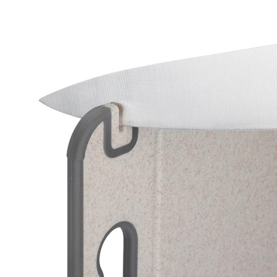 Dual-Sided Anti-Scratch Cutting Board with Sharpener and Silicone Edge-Kitchen & Dining > Cutting Boards-casanuva-casanuva