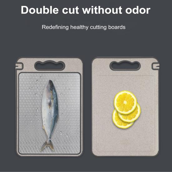 Dual-Sided Anti-Scratch Cutting Board with Sharpener and Silicone Edge-Kitchen & Dining > Cutting Boards-casanuva-casanuva