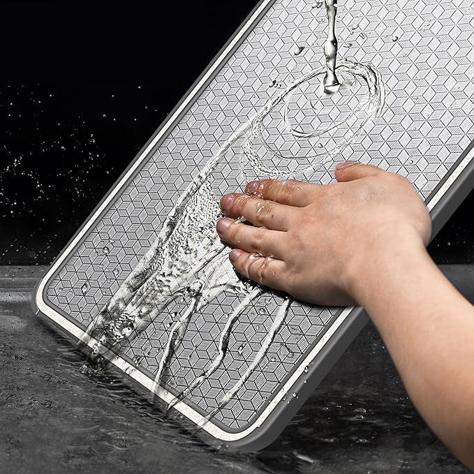 Dual-Sided Anti-Scratch Cutting Board with Sharpener and Silicone Edge-Kitchen & Dining > Cutting Boards-casanuva-casanuva