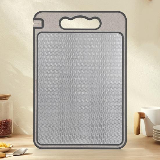 Dual-Sided Anti-Scratch Cutting Board with Sharpener and Silicone Edge-Kitchen & Dining > Cutting Boards-casanuva-casanuva
