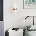 DualBeam LED wall light with double glass head for modern hallways-Lighting > Wall Lights-casanuva-casanuva