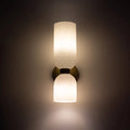 DualBeam LED wall light with double glass head for modern hallways-Lighting > Wall Lights-casanuva-casanuva