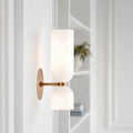 DualBeam LED wall light with double glass head for modern hallways-Lighting > Wall Lights-casanuva-casanuva