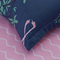 Duvet Cover Set 3 Pieces Flamingo Oasis Design-Bedding & Bath > Bedding Sets-casanuva-casanuva