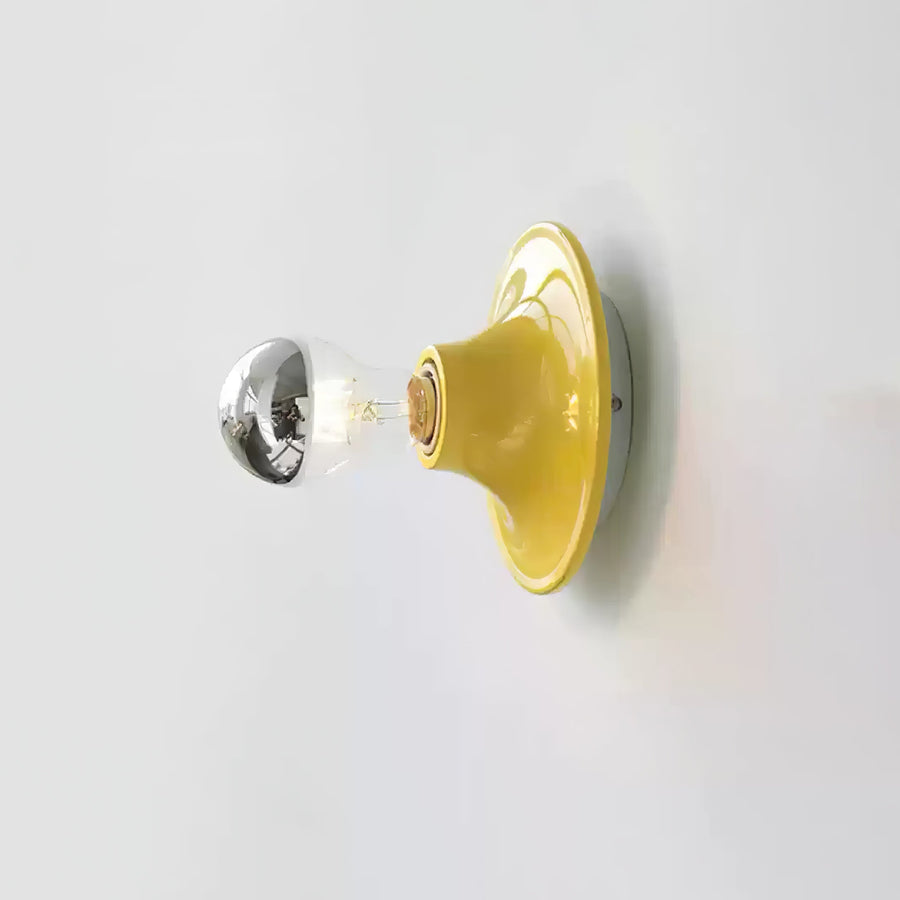 Eclipta LED Wall Sconce with Adjustable Arm-Lighting > Wall Lights-casanuva-∅ 15cmx15cm-Yellow-casanuva