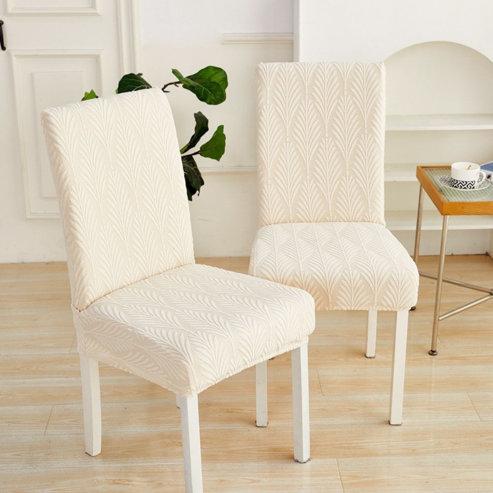 Elastic Jacquard Chair Cover-Covers & Textiles > Chair Covers-casanuva-casanuva