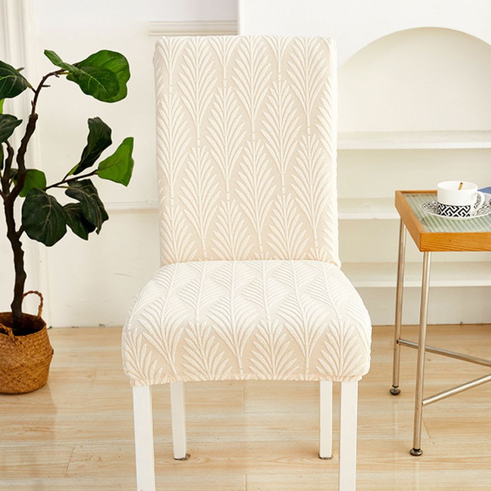Elastic Jacquard Chair Cover-Covers & Textiles > Chair Covers-casanuva-casanuva