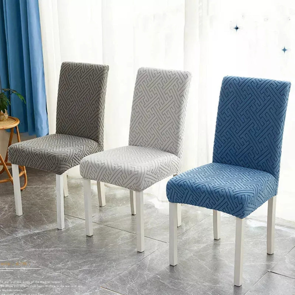 Elastic Lattice Dining Chair Cover-Covers & Textiles > Chair Covers-casanuva-casanuva