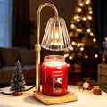 Electric Candle Warmer Table Lamp with Dimmer and Timer-Lighting > Table Lamps-casanuva-casanuva