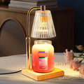 Electric Candle Warmer Table Lamp with Dimmer and Timer-Lighting > Table Lamps-casanuva-casanuva