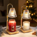 Electric Candle Warmer Table Lamp with Dimmer and Timer-Lighting > Table Lamps-casanuva-casanuva