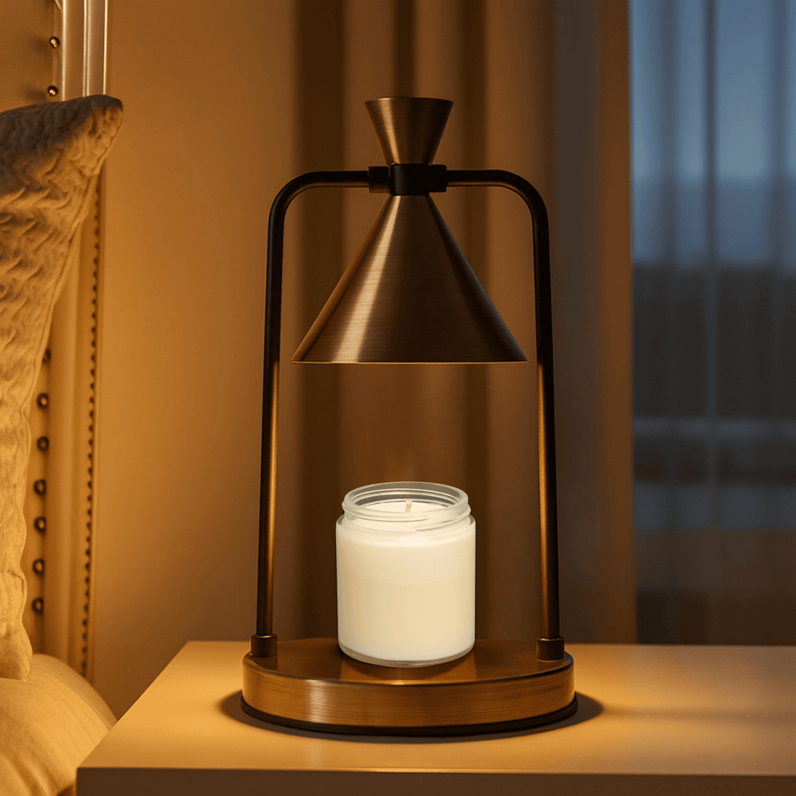 Electric Candle Warmer with Glass Holder-Home Decor > Decorative Accessories-casanuva-Zilver-17x32cm-casanuva
