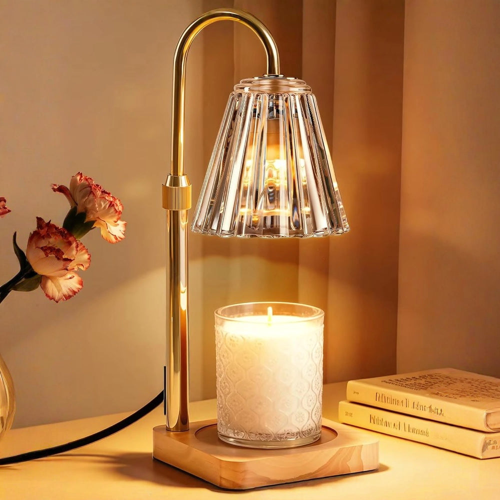 Electric Dimmable Candle Warmer with Timer Decorative Lamp-Home Decor > Decorative Accessories-casanuva-casanuva