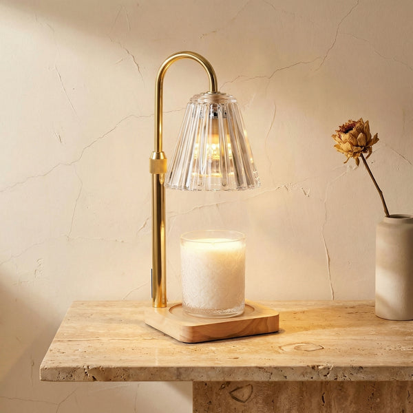 Electric Dimmable Candle Warmer with Timer Decorative Lamp-Home Decor > Decorative Accessories-casanuva-casanuva