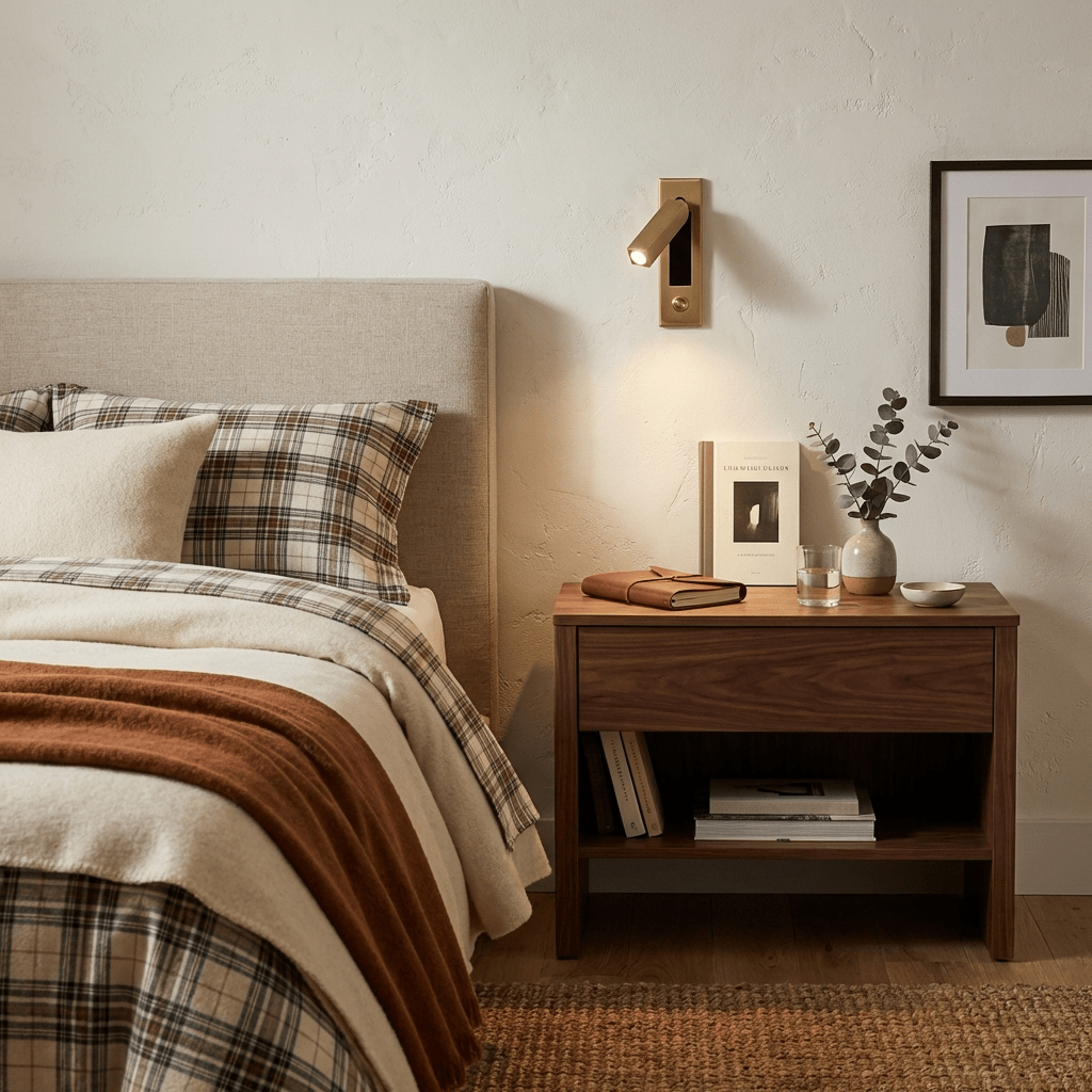 Embedded Bedside Light Fixture-Lighting > Table Lamps-casanuva-casanuva