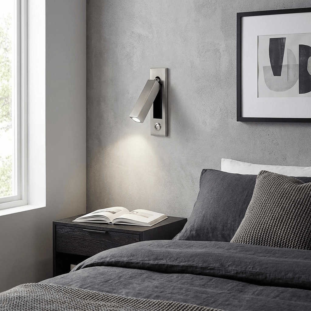 Embedded Bedside Light Fixture-Lighting > Table Lamps-casanuva-casanuva